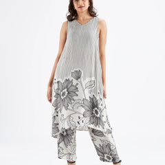 Women White Viscose Rayon Kurta Set for Daily & Casual Wear