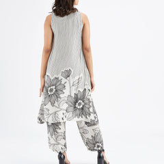 Women White Viscose Rayon Kurta Set for Daily & Casual Wear