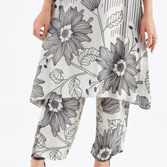 Women White Viscose Rayon Kurta Set for Daily & Casual Wear