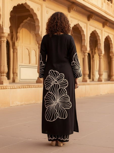 Women’s Black Kurta Set