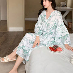 Women White Printed Midi Dress Sitting