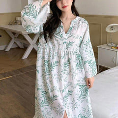 Women White Printed Midi Dress Front