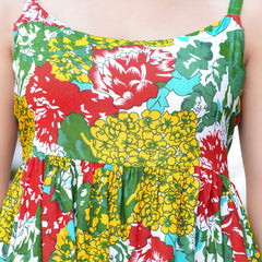 MANOJAVA Women Multicolor Rayon Fit & Flare Dress