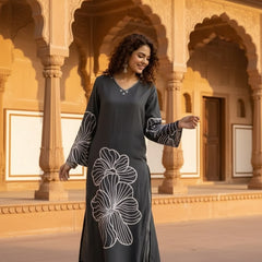 Women’s Grey Kurta Set