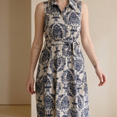 Female Printed Rayon Fit & Flare Dress