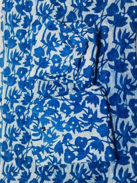 Women Blue Viscose Rayon Kurta Set for Daily & Festive Wear