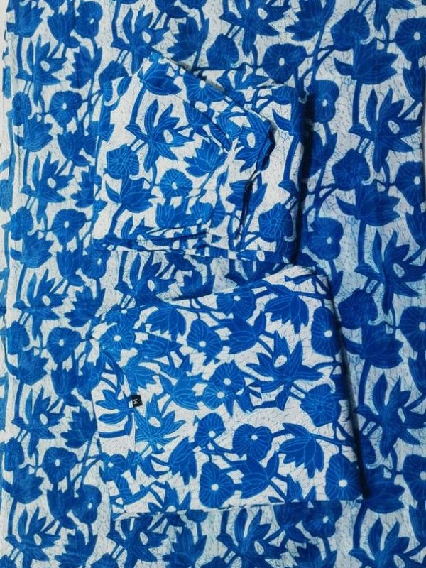 Women Blue Viscose Rayon Kurta Set for Daily & Festive Wear