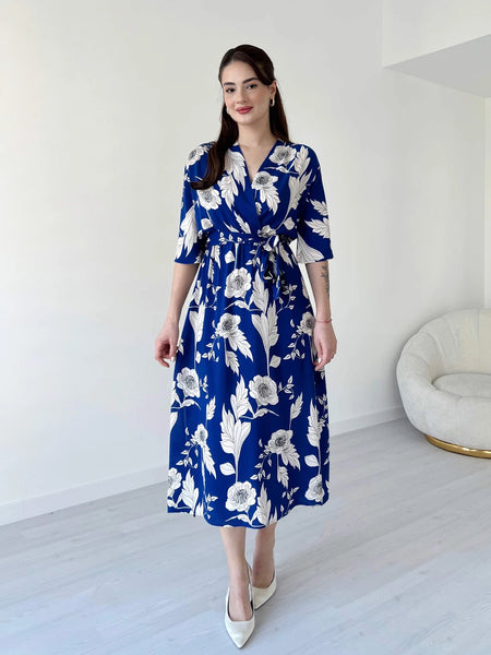 Women Rayon Flare Dress front