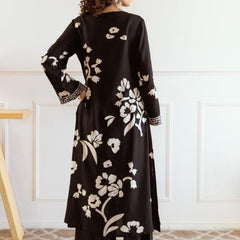 Classic Black Viscose Rayon Kurta Set with Timeless Appeal