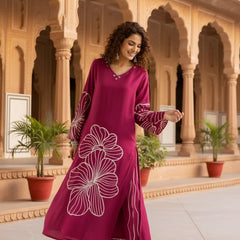 Women’s Pink Kurta Set