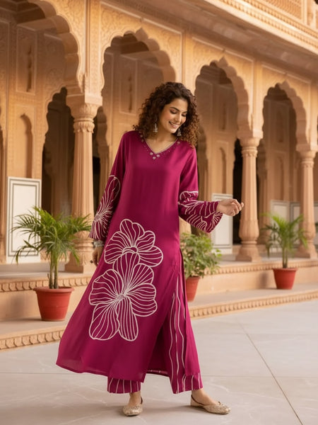 Women’s Pink Kurta Set
