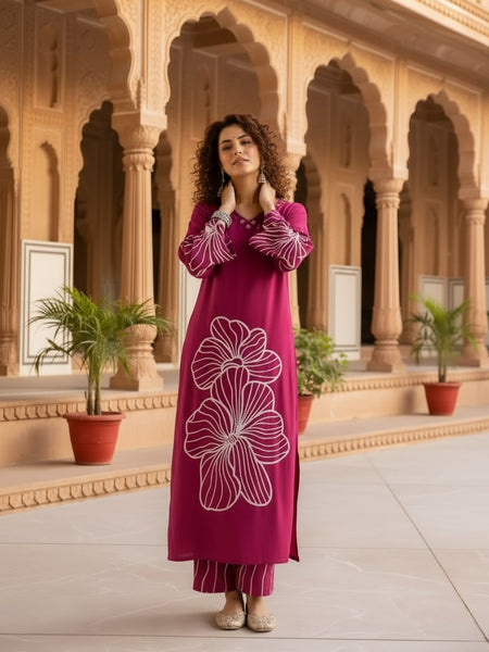 Women’s Pink Kurta Set