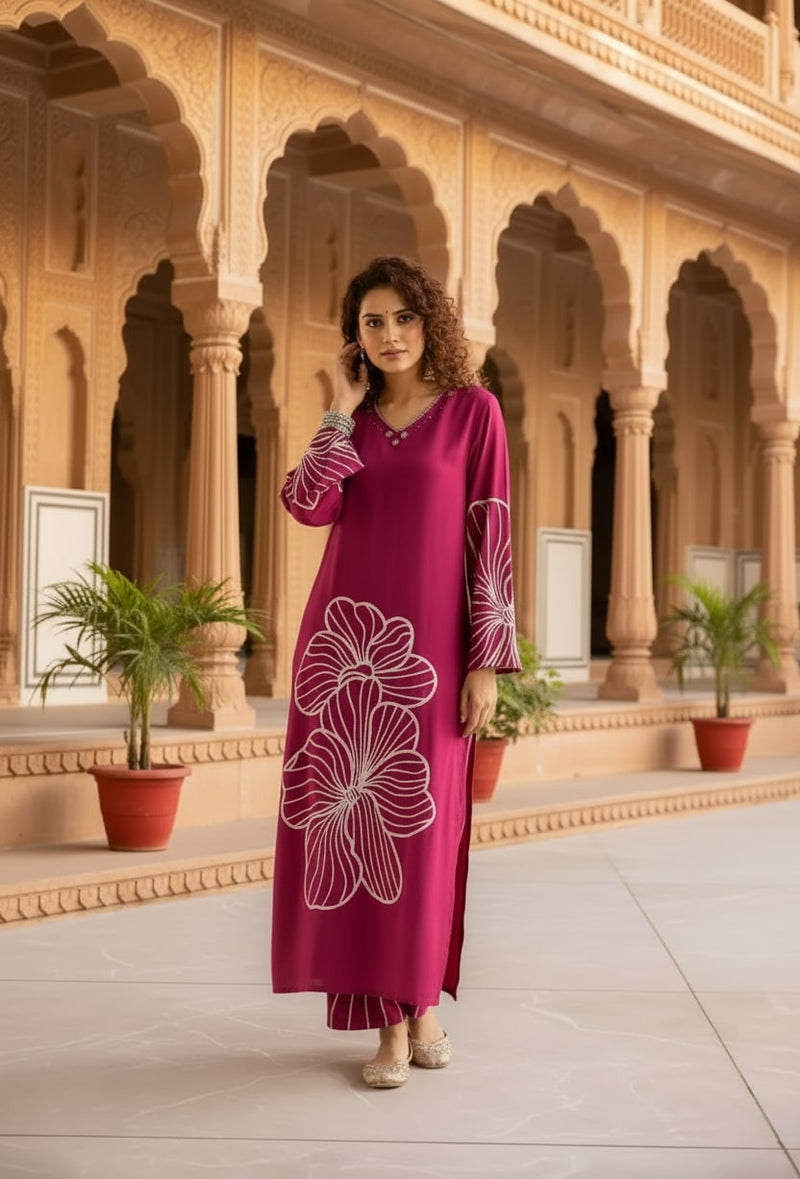 Women’s Pink Kurta Set