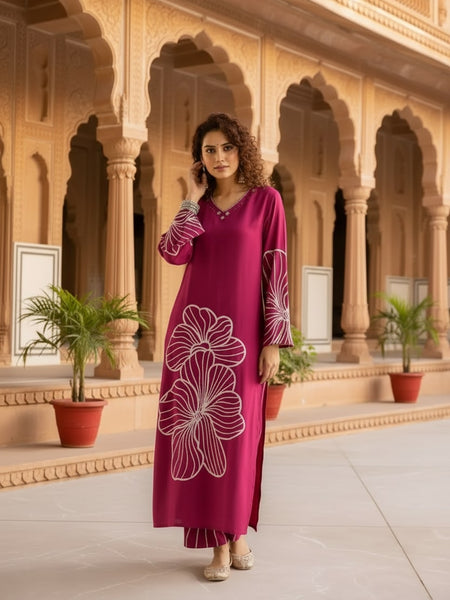 Women’s Pink Kurta Set