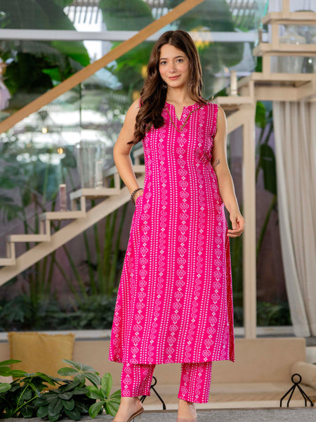 Blush Pink Viscose Rayon Kurta Set with Soft Elegant Appeal