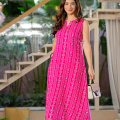 Blush Pink Viscose Rayon Kurta Set with Soft Elegant Appeal