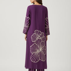 Women’s Purple Kurta Set