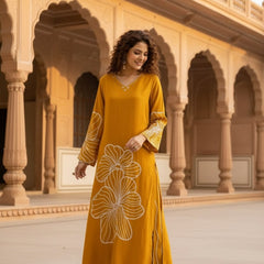Women’s Yellow Kurta Set