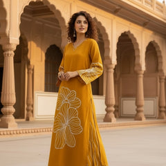 Women’s Yellow Kurta Set