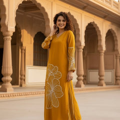Women’s Yellow Kurta Set