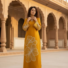 Women’s Yellow Kurta Set