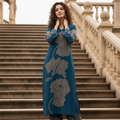 Classic Indigo Blue Cotton Kurta Set with Everyday Ease