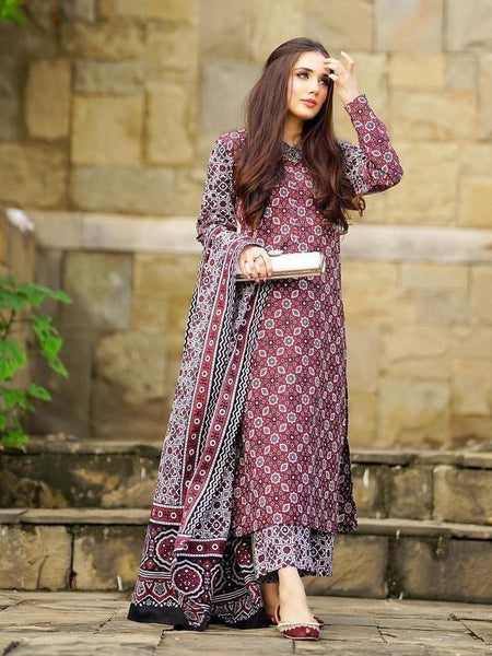Women Maroon Viscose Rayon Kurta Set for Daily & Festive Wear