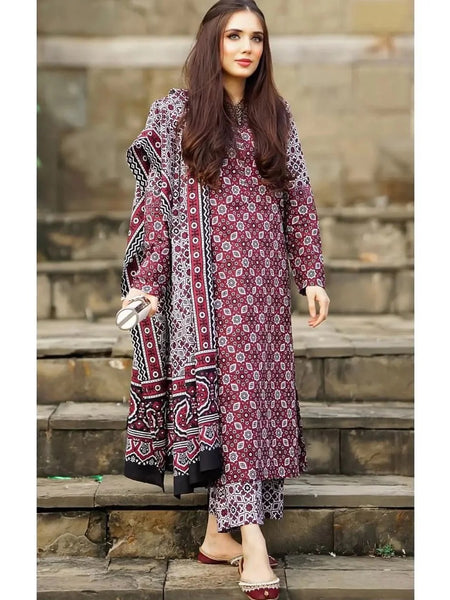 Women Maroon Viscose Rayon Kurta Set for Daily & Festive Wear